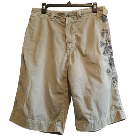 American Eagle Outfitters Vintage Men’s Shorts Size 30 Bamboo Graphic - Picture 1 of 16